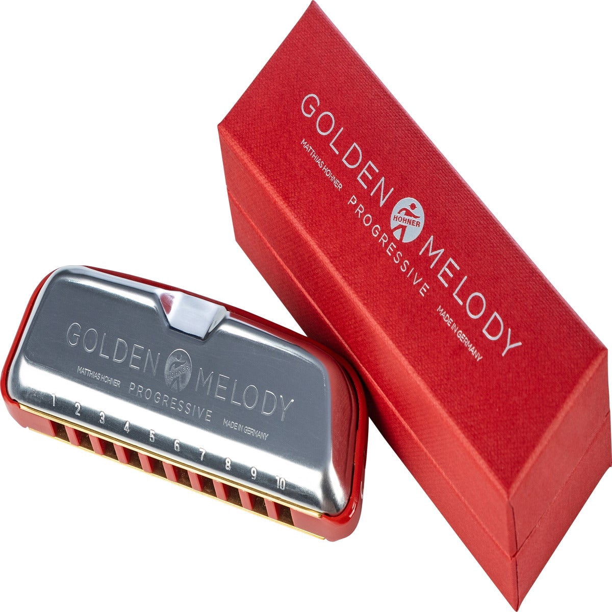 Hohner Golden Melody Progressive Harmonica F Major