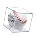 thumbnail image 1 of Vitrina de béisbol Caja de exhibición de recuerdos con núcleo de madera Béisbol Caja de almacenamiento de béisbol multiusos estable y fácil de usar, 1 of 8