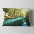 thumbnail image 2 of Designart 12" x 20" Green Polyester Throw Pillow, 2 of 5