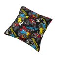 thumbnail image 2 of Rateoe Monster Car Pattern Throw Pillow Cover Premium Pillow Stuffer Sham Square for Decorative Cushion Bed Couch Sofa(Pillow insert not included), 2 of 8