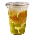 thumbnail image 3 of [600 Count] 20 oz Clear Plastic Disposable PET Cups with Lids | Crystal Clear PET Cup | Cold Smoothie | Iced Coffee Go Cups | Ideal for Coffee, Parfait, Juice, Soda, Cocktail, Party Cups (20OZ), 3 of 7