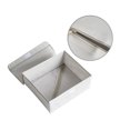 thumbnail image 2 of Caja organizadora de ropa interior Cajón Armario Bragas Calcetines Sujetadores Almacenamiento Estuche de tela Oxford, gris, rejillas individuales Methold HA001915-01B, 2 of 6