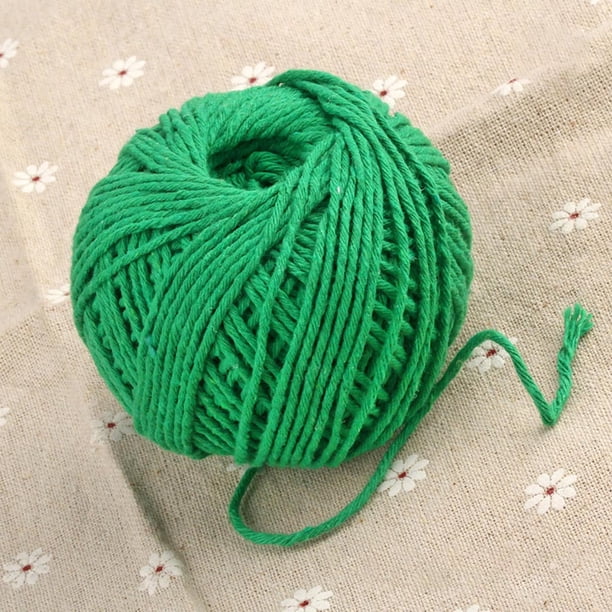 Ganfancp Cuerda Tejida a Mano Diy Cuerda Doble Trenzada Tag Cuerda Fina 1.5Mmx100M Rebajas Hoy Liquidación 100 Metros de Cuerda de Algodón