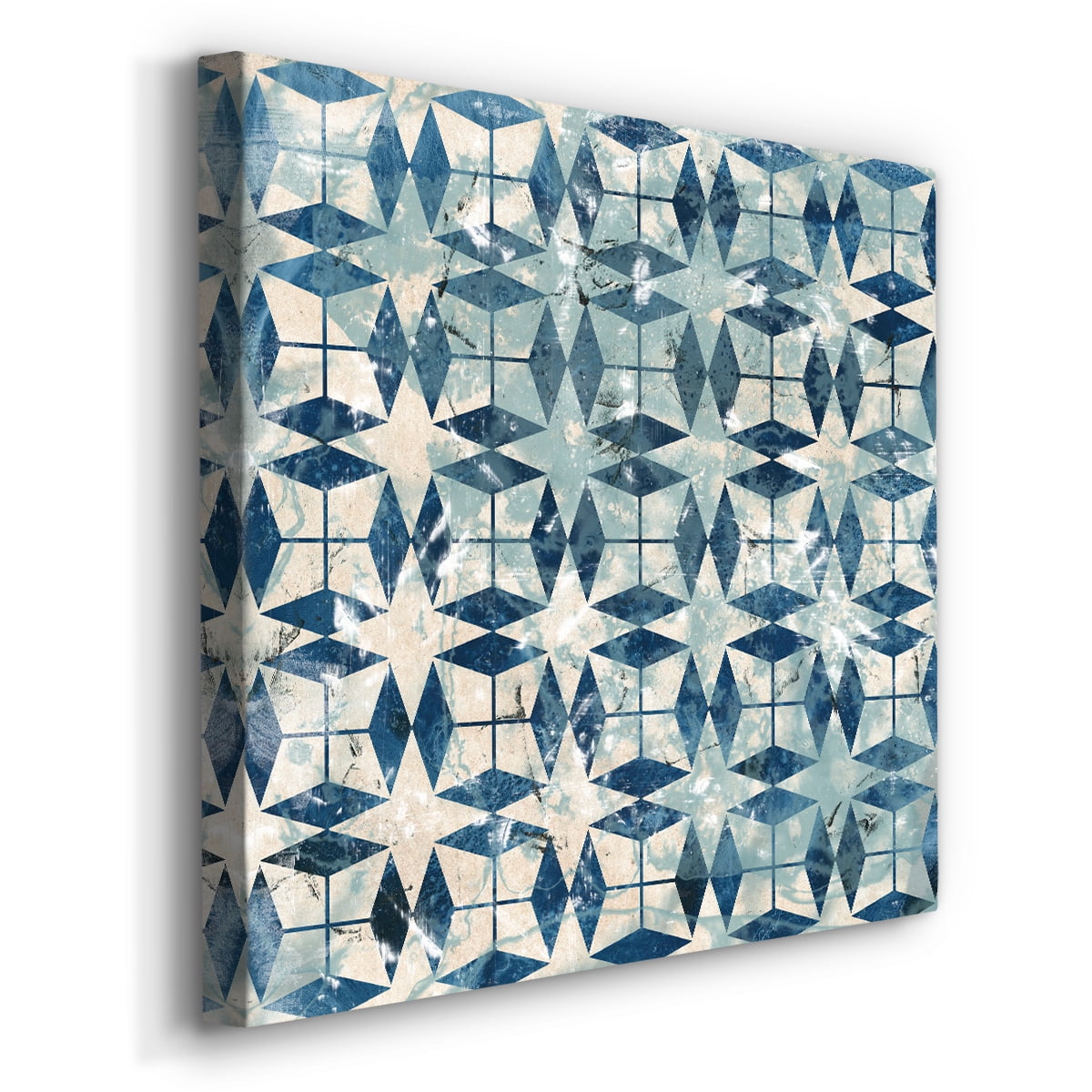 Wexford Home Tile-Dye II-Premium Gallery Wrapped Canvas, 32" x 32" - Ready to Hang