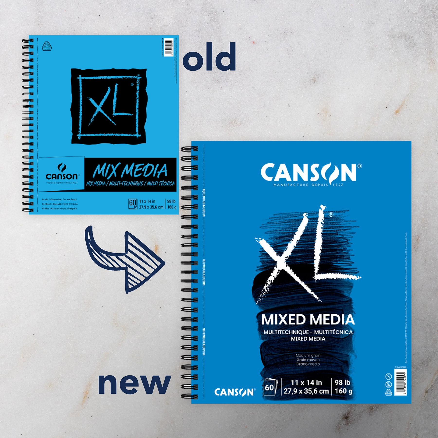 Canson XL Multimidia Sketch Art Pad, Heavy Weight, Ideal for