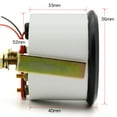 thumbnail image 4 of Jauge de Niveau de Carburant 2 Pouces 52mm, type Pointeur 12V pour Réservoir de Carburant avec Cadre Rétroéclairé LED, instrument et Accessoires de Voiture, 4 of 8