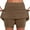 Coffee, variant on LEBONYARD Skorts for Women Dressy Casual,Women's Comfortable Yoga Skort,Women's New Color Mid-waist Skirt Pants Sports Shorts Bottoming Skirt Pants Khaki XL