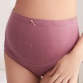 thumbnail image 1 of Ropa interior de mujer embarazada de gran tamaño con entrepierna interior de algodón elástico alto en el segundo trimestre del embarazo, cintura alta, embarazo temprano, ropa interior fina para, 1 of 6