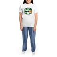 thumbnail image 4 of CafePress - Irish For A Daydistressed Women's Light Pajamas - Women's Short Sleeve Print T-Shirt and Pants Light Cotton Pajama Set, 4 of 7