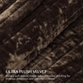 thumbnail image 5 of EVERGRACE Velvet Quilt Set California King 118'' x 106'', Luxurious Soft Striped Channel Bedding Set, Lightweight Velvet Comforter for All Season, Oversized Bedspread Coverlet with 2 Shams, 5 of 8