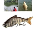 thumbnail image 1 of Cebo para lubina perfecl Multi articulado Top-Wasser Trucha swimbait Hard Crank, 1 of 8