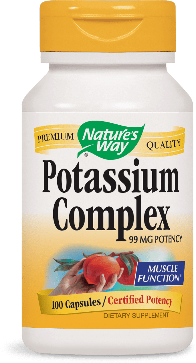 Nature's Way Potassium Complex Capsules, 100 Ct