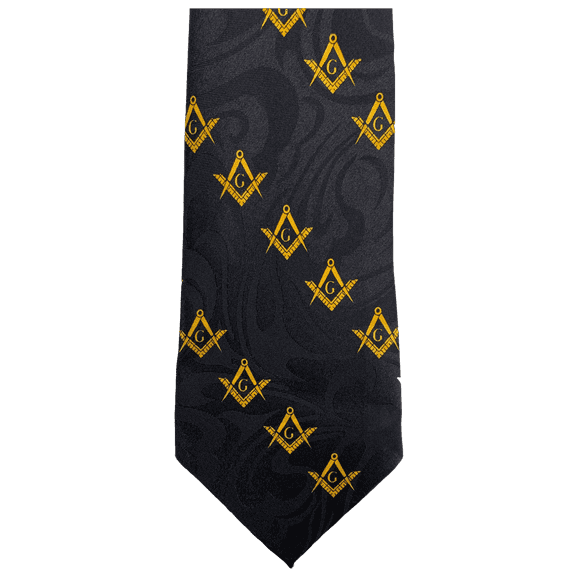 Masonic Square & Compass Religious Neck tie sku 1059