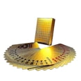 thumbnail image 1 of Creative Poker Durable Gold Poker Card Gold Foil Poker Card Game Gifts, 1 of 4