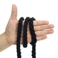 thumbnail image 4 of Uxcell Natural Twisted Cotton Rope 5/8 Inch x 82 Feet 3 Strand Tug of War Rope with Sealing Tape Black, 4 of 5