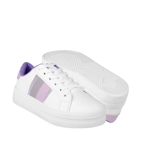 TENIS CASUALES DAMA STYLO 7038 SIMIPIEL BLANCO Stylo 7038