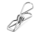 thumbnail image 5 of Wire Clothespins Laundry Chip Clips-40 PCS Bulk Clothes Pins with Heavy Duty, Durable Clamp Metal Clothes Pegs Multi-Purpose for Outdoor Clothesline Home Kitchen Travel Office Decor, 5 of 9