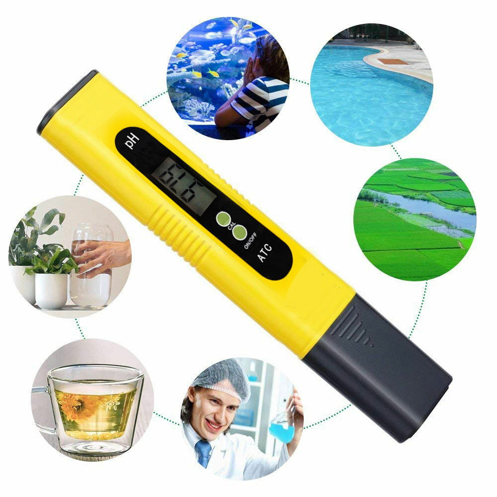 Digital Electric PH Meter LCD Tester Hydroponics Aquarium Water Pocket Test Pen 