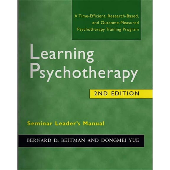 Learning Psychotherapy Seminar Leader's Manual, (Paperback)