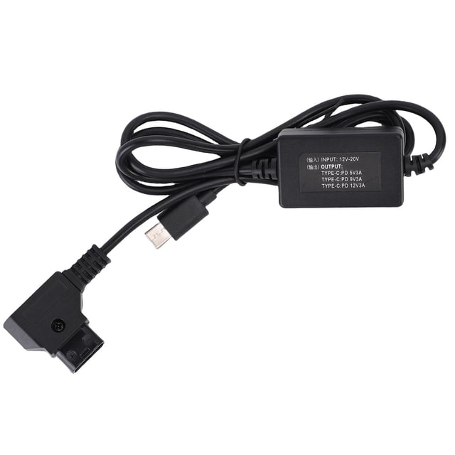 A D Tap Macho A Tipo C Cable De Alimentación 3A Multi Guards Cable De Alimentación De Carga Rápida D Tap De Alta Eficiencia Para Cámara