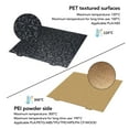 thumbnail image 3 of 3D Printer Build Plate 300X300, Double Sided 3D Printer PET PEI Build Plate With Sandpaper, Smoothly PET Frosted PEI 3D Printer Bed Plate Replacement, 3D, 3 of 8