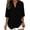 Black, variant on Staron Women's Casual V-Neck Short Sleeve Top Spring Summer Fall Linen-Like Solid Color Basic Shirt Blouse, Khaki L