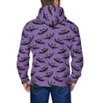 thumbnail image 5 of Zip Up Hoodies for Men - Flying bats gothic style purple Long Sleeve Comfrt Men'S Fashion Hoodies & Sweatshirts, Jackets for Men Hoodies Pullover Clothing Clothes with Pouch, 5 of 5