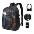 thumbnail image 2 of Dead By Daylight Dbd 17 Inch Travel Backpack Casual Laptop Backpack With Usb Charging Port Daypack Bookbags, 2 of 9