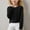 Black-1, variant on FamilyThread Girls Long Sleeve Knit Sweaters Crewneck Pullover Sweater Kids Cute Fall Blouse Tops For 6-15Y