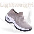 thumbnail image 7 of CHICVOMEY Women Slip On Sneakers Orthopedic Walking Shoes for Women Comfort Sneakers with Arch Support Air Cushion Sole for Running & Travel, 7 of 7