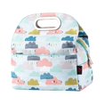 thumbnail image 4 of Bolso de mano para mamá, bolsa térmica portátil multiusos de 5V 2.1A, bolsa térmica para leche, bolsa de Picnic, mochila para pañales para el hogar, estilo A, 4 of 8