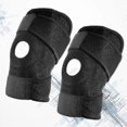 thumbnail image 4 of 2PCS Knee Brace Support Sleeve Adjustable Patella Stabilizer Protector Nylon Wrap for Arthritis Meniscus Tear Running Basketball, 4 of 4