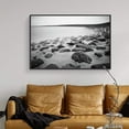 thumbnail image 3 of wall26 Framed Canvas Wall Art for Living Room, Bedroom Rocks on Sea Shore Canvas Prints for Home Decoration Ready to Hang - 16x24 inches, 3 of 4