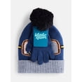 thumbnail image 2 of Wonder Nation Kids' Ski Mask Beanie Hat and Gloves Set, 3- Piece, 2 of 4
