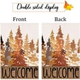thumbnail image 2 of Fall Flags 28 X 40 Double Sided Autumn Forest Decorative House Flags for Outside Outdoors Autumn Burlap Flags Welcome Large Flag Farmhouse Porch Lawn Decor, 2 of 6