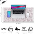 thumbnail image 5 of Long Mouse Pads for Desk,White Cartoon Unicorn Cloud Pattern Desk Mats on Top Of Desks, Desk Mouse Pad Extra Large with 3mm Non-Slip Base and Stitched Edge for Gaming,Office,Work,Home 35.4"x15.7", 5 of 6