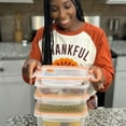 thumbnail image 4 of Sterilite 03211106 Ultra-Seal 5.8 Cup Food Storage Container w/ Clear Lid (6 PK), 4 of 11