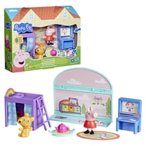 Peppa Pig Toys Peppa's Bedroom Set, Works with Peppa's Big Family House Playset, 3 