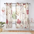 thumbnail image 6 of Holiday Themed Treats Breathable Sheer Curtains 63x42in Soft Light Filtering, UV Protection and Thermal Insulation, 6 of 7