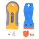 thumbnail image 1 of Herramienta raspadora de cuchillas de afeitar JAAS 63 Uds ABS, 1 of 5