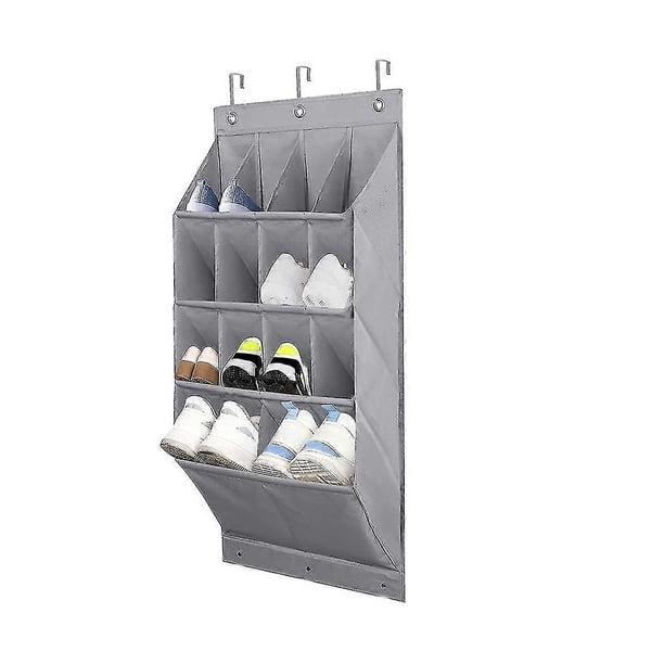 14 Grid Shoes Organizer Rack Door Shoes Organizer For Room Over Door Hanging Storage Holder Bedroom