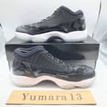 thumbnail image 4 of N I-K-E A i r-Jor-dan 11 Low IE Black Concord Space Jam 919712-041 Men's Size, 4 of 6