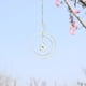 thumbnail image 4 of Moon Ring Rainbow Maker Crystal Hanging Pendant Light Catcher Garden Decor Ndcxsfigh Nuevos Originales, 4 of 9