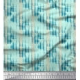 thumbnail image 1 of Soimoi Green polyester Crepe Fabric Vertical Stripe Decor Fabric Printed Yard 52 Inch Wide, 1 of 3
