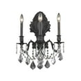 thumbnail image 2 of Elegant Lighting Monarch 14" 3 Light Spectra Crystal Wall Sconce, 2 of 2
