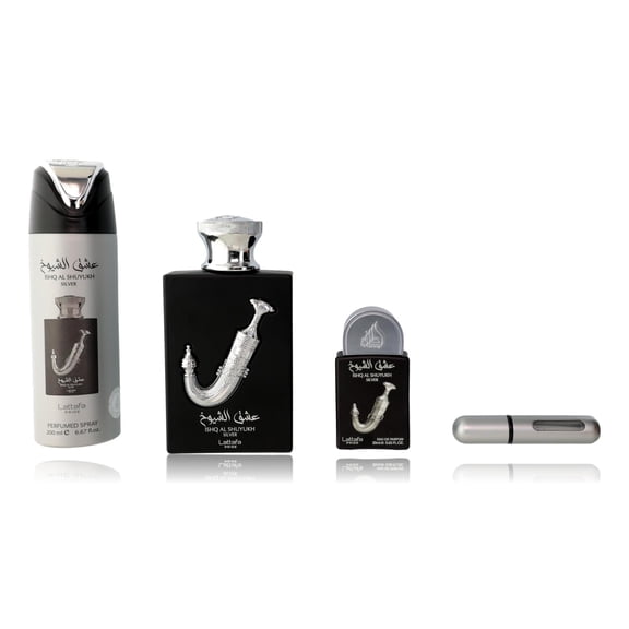 Ishq Al Shuyukh by Lattafa, 3 Piece Gift Set for Unisex