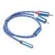 thumbnail image 3 of Convertidor hembra a 2 RCA macho Yuyangstore Audio estéreo universal de 3,5 mm 15,75 pulgadas azul, 3 of 8