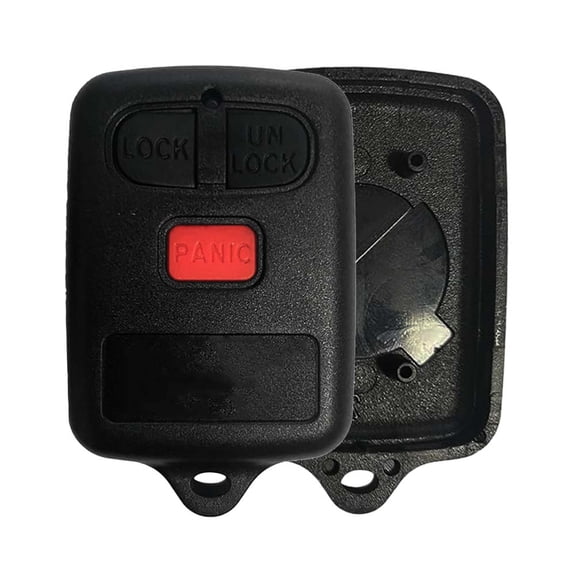 AKS KEYS New Replacement for Toyota Keyless Entry Remote Control Case Shell 3 Buttons Compatible with 1997-1999 Sienna and 1997-1999 Camry. Shell Only, Electronic Parts Not Included (1)