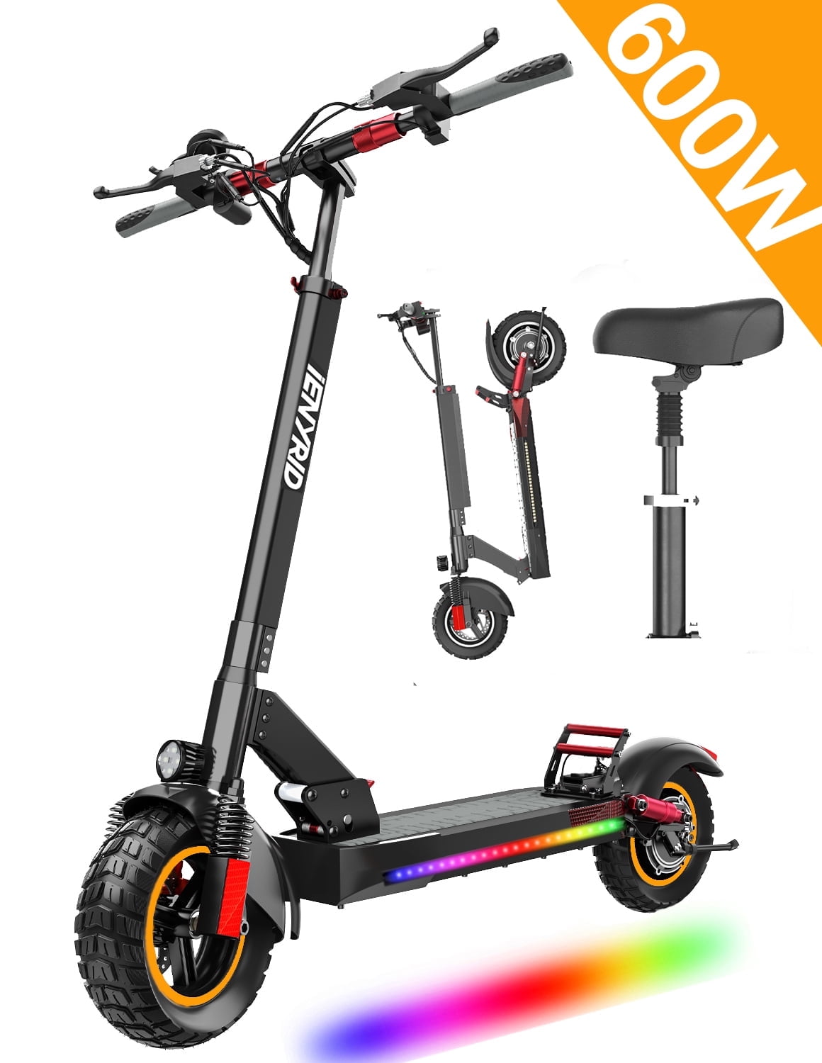 Segway Ninebot Adult's Electric Kick Scooter E22, 13.7 Miles Range
