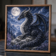 thumbnail image 3 of Halloween Dragon Punch Needle Kit, Fantasy Animal Rug Hooking DIY Craft Set for Adults, Hand‑Made Art Project for Home Interior Decor, Creative Holiday Hobby Gift，8x8Inch, 3 of 3